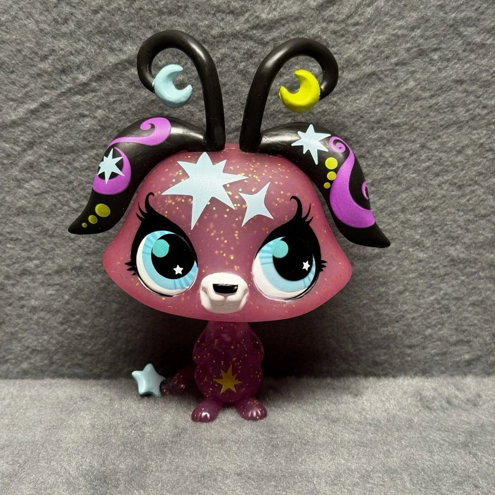 Littlest Pet Shop MOON SPARKLE WING FASHIONS  Star Dusk Fairy #2860 LPS Figure‎